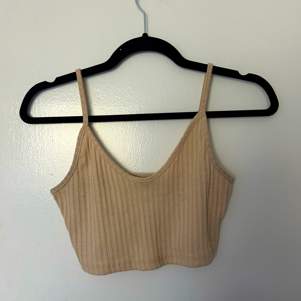 Tan Shein Crop top